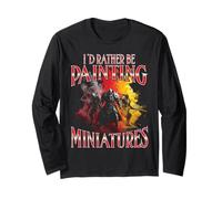 Preferirei dipingere Miniature Wargaming Hobby Maglia a Manica