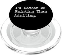 Preferirei dipingere piuttosto che adulti citazioni d'arte divertenti PopSockets PopGrip per MagSafe