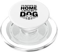 Preferirei essere a casa con il mio cane Funny Pet Lover PopSockets PopGrip per MagSafe