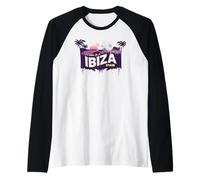 Preferirei Essere a Ibiza, Spagna Souvenir Maglia con Maniche Raglan