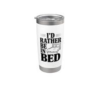 Preferirei essere a letto Bicchiere termico in acciaio inox doppia parete