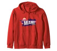 Preferirei Essere a Miami, in Florida, Souvenir Felpa con Cappuccio