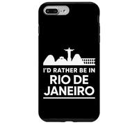 Preferirei essere a Rio de Janeiro - Urban Skyline Graphic Custodia per iPhone 7 Plus/8 Plus