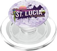 Preferirei essere a St Lucia, i Caraibi Souvenir PopSockets PopGrip per MagSafe