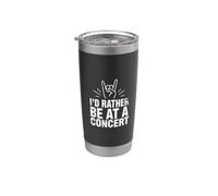 Preferirei essere a un concerto Bicchiere termico in acciaio inox doppia parete