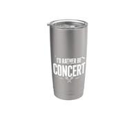 Preferirei essere a un concerto Bicchiere termico in acciaio inox doppia parete