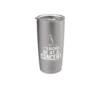 Preferirei essere a un concerto Bicchiere termico in acciaio inox doppia parete