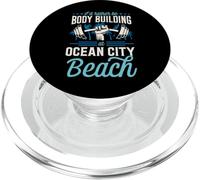 Preferirei essere body building a Ocean City Beach PopSockets PopGrip per MagSafe