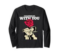 Preferirei Essere con Te Dichiarazione d'Amore Maglia a Manica