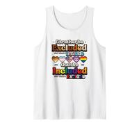 Preferirei Essere escluso per Chi includo l'orgoglio per l'uguaglianza Canotta