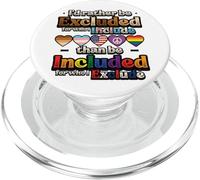 Preferirei essere escluso per chi includo l'orgoglio per l'uguaglianza PopSockets PopGrip per MagSafe