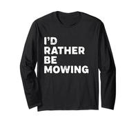 Preferirei Essere falciatrice sarcastica invecchiata Maglia a Manica