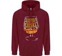 Preferirei Essere Il Whiskey Di Qualcuno Divertente Felpa