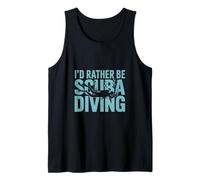 Preferirei essere immersioni subacquee Cool Scuba Diving Canotta