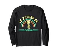 Preferirei Essere in Bicicletta Maglia a Manica