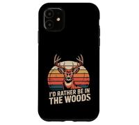 Preferirei essere nel bosco a caccia di cervi Custodia per iPhone 11