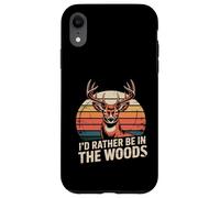 Preferirei essere nel bosco a caccia di cervi Custodia per iPhone XR