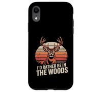 Preferirei essere nel bosco a caccia di cervi Custodia per iPhone XR