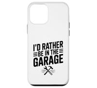 Preferirei essere nel garage Divertente meccanico automobilistico Custodia per iPhone 12 mini
