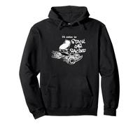 Preferirei Essere Stock Car Racing Felpa con Cappuccio