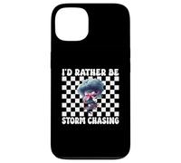Preferirei essere tempesta Chasing Storm Chaser Tornado Ragazza Mamma Custodia per iPhone 13