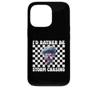 Preferirei essere tempesta Chasing Storm Chaser Tornado Ragazza Mamma Custodia per iPhone 13 Pro