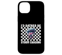 Preferirei essere tempesta Chasing Storm Chaser Tornado Ragazza Mamma Custodia per iPhone 14 Plus