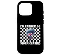 Preferirei essere tempesta Chasing Storm Chaser Tornado Ragazza Mamma Custodia per iPhone 16 Pro