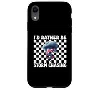 Preferirei essere tempesta Chasing Storm Chaser Tornado Ragazza Mamma Custodia per iPhone XR