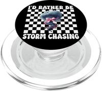Preferirei essere tempesta Chasing Storm Chaser Tornado Ragazza Mamma PopSockets PopGrip per MagSafe