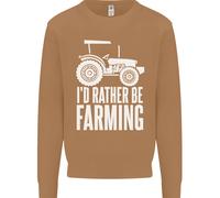 Preferirei Essere Un Contadino Felice Uomo Felpa Maglione