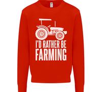 Preferirei Essere Un Contadino Felice Uomo Felpa Maglione