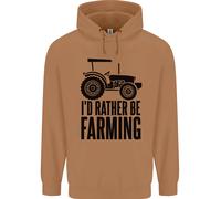 Preferirei Essere Un Contadino Felpa Uomo