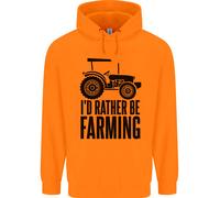 Preferirei Essere Un Contadino Felpa Uomo