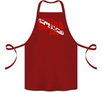 Preferirei Essere Un Subacqueo Diver Dive Grembiule In Cotone 100% Biologico