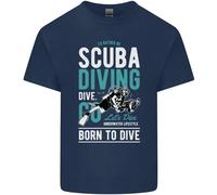 Preferirei Essere Un Subacqueo Diver Divertente Uomo Cotone T-Shirt Tee Top