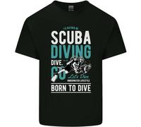 Preferirei Essere Un Subacqueo Diver Divertente Uomo Cotone T-Shirt Tee Top