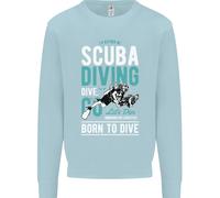 Preferirei Essere Un Subacqueo Maglione Divertente Uomo