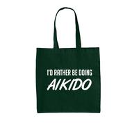 Preferirei Fare Aikido - Borsa In Tela - Combattente Arte Marziale