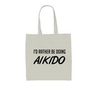 Preferirei Fare Aikido - Borsa In Tela - Combattente Arte Marziale