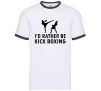 Preferirei Fare Kick Boxing - Ringer Uomo - Kick Box Boxing Fight