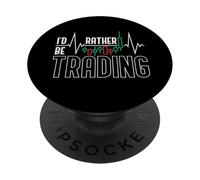Preferirei fare trading - Crypto Trader Scalper Divertente PopSockets PopGrip Adesivo