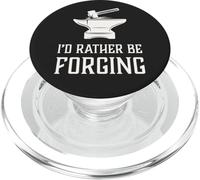 Preferirei forgiare divertente fabbro fucina per la lavorazione dei metalli PopSockets PopGrip per MagSafe