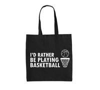 Preferirei Giocare A Basket - Borsa In Tela - NBA BASKET BALL BBALL