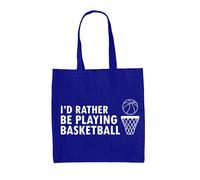 Preferirei Giocare A Basket - Borsa In Tela - NBA BASKET BALL BBALL