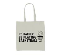 Preferirei Giocare A Basket - Borsa In Tela - NBA BASKET BALL BBALL