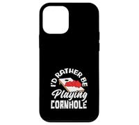 Preferirei giocare a Cornhole Lover Fun Outdoor Game Custodia per iPhone 12 mini