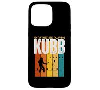 Preferirei giocare a Kubb Viking Chess Funny Kubb Custodia per iPhone 15 Pro Max