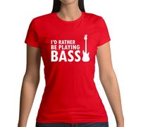 Preferirei Giocare Col Basso - Maglietta Donna - Regalo Rock Music