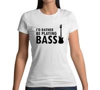 Preferirei Giocare Col Basso - Maglietta Donna - Regalo Rock Music